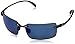 Costa Del Mar Mens Cayan Rectangular Sunglasses, Thunder Grey/Grey Blue Mirrored Polarized-580P, 65 mm