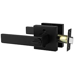 Probrico 2 Pack Square Door Lever Privacy Door Lock