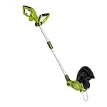 Automatic Feed Electric String Grass Trimmer/Edger, Green