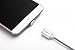 Smart&Cool Gen3 Nylon Braided Super Magnetic Micro USB Charging and Data Transfer Cable for Android Phone and Tablets (Silver)