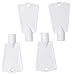 Canamax 297147700 Freezer Door Key Replacement Part For AP4301346 216702900 PS1991481 5308037402 216388700 - Compatible with Kenmore Electrolux Freezers - PACK OF 4