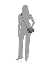 Bolso bandolera diario Baggallini: bolso elegante y liviano con billetera incorporada y correa ajustable