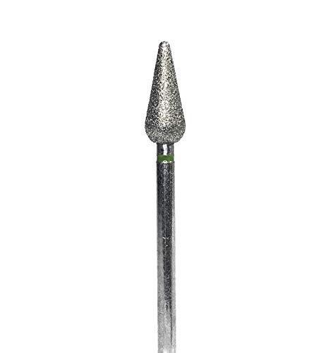 Diamond E-file nail drill bit for manicures and pedicures, Russian electric file bits, cone, medium, Efile professional salon quality bits for manicures and pedicures