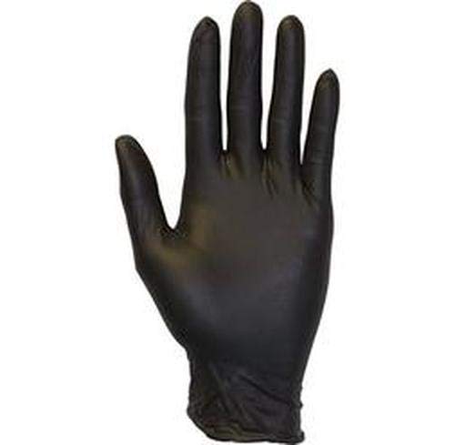 VersaPro T501S-Case Nitrile Exam Gloves, Heavy Duty, Powder Free, Small, Black (Pack of 1000)