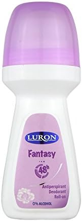 Luron FANTASY Antiperspirant Deodorant Roll-on - 0% Alcohol - prevent skin irritation - with 48 hrs effective protection against body odor and sweat - 50 ml