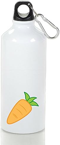 Carrot Vegetables Orange Gym Aluminum Sports Water Bottle