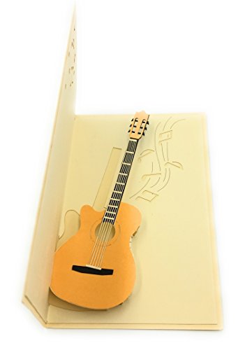 ELECTRIC GUITAR 3D GREETING CARD - IDEAL FOR MUSICIANS , ROCKSTARS AND MUSIC LOVERS - Thumbnail 7