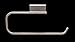 Chrome Paper Towel Holder Over Cabinet Door Soft Sponge Won't Scratch Your Cabinet Door,