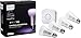 Philips 456194 Hue White and Color Ambiance Starter Kit, 4 A19 Bulbs and 1 Bridge, (2nd Generation), Compatible with Alexa and Apple Homekit (Renewed)