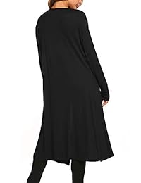 BlUETIME - Cárdigan de manga larga para mujer, talla grande, abierto