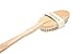 Bath Body Dry Brush Best for Lymphatic Drainage wash Toxin Away, Deep Cleansing, Scrub Your Back, Exfoliate, Cleanse, Detox. Natural Boar Bristles, Makes Your Skin Glow