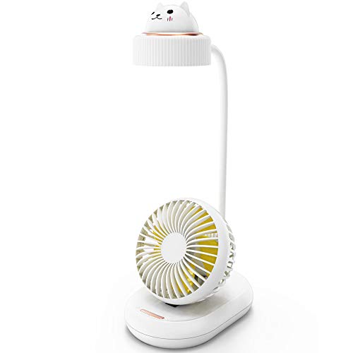 Splelife Desk Lamp Fan Combination has 3 Different Wind Speed and