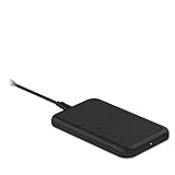 mophie Charge Force Wireless Charge Pad - Compatible with Qi Wireless Charging Apple iPhone X, iPhone 8, iPhone 8 Plus, Samsung and Qi Enabled Smartphones - Black (Renewed)
