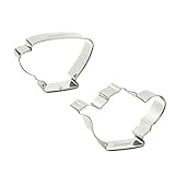 Bakerpan Stainless Steel Cookie Cutter Tea Pot & Cup (BAG)