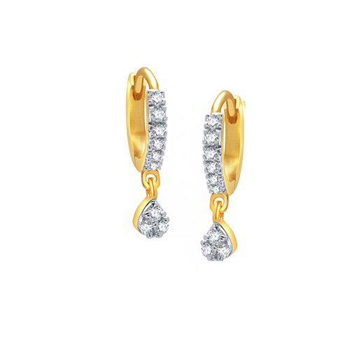 zeneme gold-plated combo of hoop earrings for women