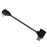 Anbee Nylon Braided Micro-USB Cable 3.66 inch for DJI Mavic Pro / Maivc Air / Mavic 2 Pro Zoom / Spark Drone