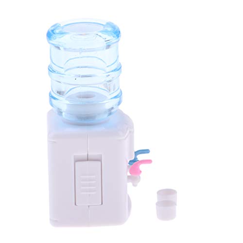 Fityle Plastic 1/12 Dollhouse Miniature Water Cooler Model Living Room Furniture Kitchen Accessories