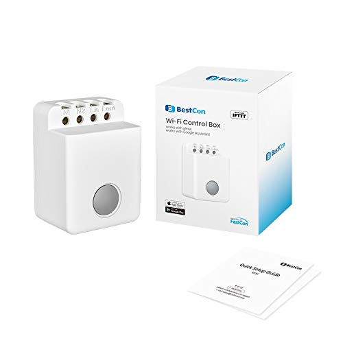BestCon Remote Control Smart WiFi Box 10 amp Timer Outlet/DIY Home Automation-Compatible with Alexa, Google Assistant… - Image 2