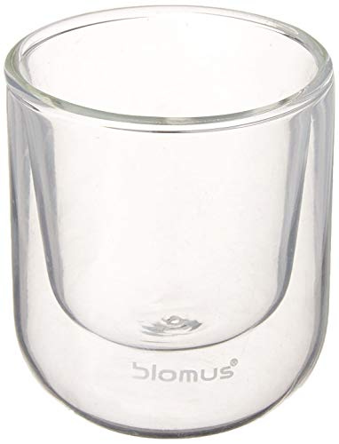 blomus Nero Insulated Espresso Glasses, 2 oz