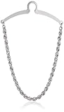 Status Men's Tie Chain Twisted Braid, Silver, One Size