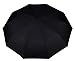 Benkii 60 Mph Windproof 10 Rib Travel Umbrella, Black
