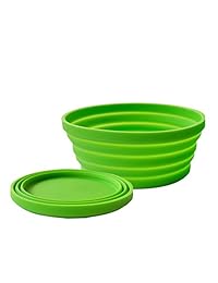 Ecoart   Bol plegable de silicona, expandible, par