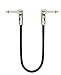 Kirlin Cable IPC-203PN-01/BK - 1 Foot - Right Angle 1/4-Inch Plugs Patch Cable