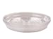 Curtis Wagner Round Clear Vinyl Plant Saucer, Pack of 10