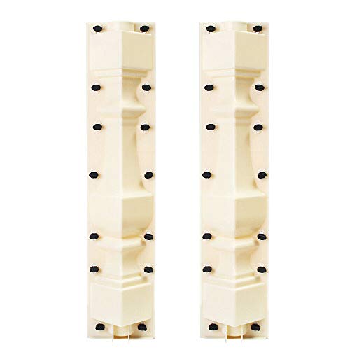YUNRUS 2X 70cm Plastic Balustrades Mold Casting Moulds for Concrete Plaster Cement