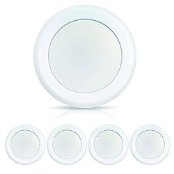 ECOELER 6in Dimmable LED Disk Light, 4Pack 16.5W