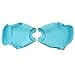 FBSPORT Silicone Case for T1 SWAGTRON Electric Self Balancing Scooter Full-Body Scratch Protector Cover Skin for T1 Hover Board (Scooter not Included) (Teal Blue_New)