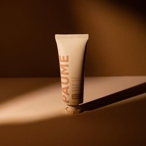 PAUME Probiotic Hand Balm, Non-Greasy, Fast Absorbing, Long Lasting Hydration, Hand Moisturizer for Dry, Chapped, Aging Skin, 60ml