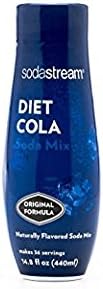 Sodastream 440ML Flavor Syrups ( pack of 2 440ml Bottles) (Diet Cola)