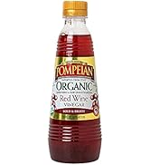Pompeian Gourmet Organic Red Wine Vinegar, Unfiltered & Unpasteurized, Perfect for Marinades, Sal...