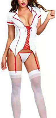 Sexy Nurse Cosplay Costume Adult Garter Game Uniform Erotic Underwear Lingerie Clothes
