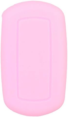 BROVACS Silicone Cover Protector Case Holder Skin Jacket Compatible with LAND ROVER 2 Button Flip Remote Key Fob CV2702 Pink - Image 3