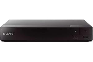 SONY Wi-Fi Upgraded Multi Region Zone Free Blu Ray DVD Player - PAL/NTSC - Wi-Fi - 1 USB, 1 HDMI, 1 COAX, 1 ETHERNET Connections - 6 Feet HDMI Cable Included