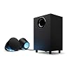Logitech G560 PC Gaming Speaker System with 7.1 DTS:X Ultra Surround Sound, Game based LIGHTSYNC RGB, Two Speakers and…