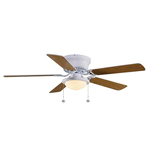 Hugger 52 in. White Ceiling Fan - Image 4