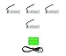Noiposi 4pcs 3.7v 500mAH Lipo Battery with 6 in 1 Charger for Udi U28W U28-1 JJRC H37 Eachine E50 Drone