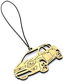 Car Rear View Mirror Wood Pendant suitable for Ford Kuga 2008-2012 Woody Hanging Auto Accessories 1 pc Car Charm Interior Styling