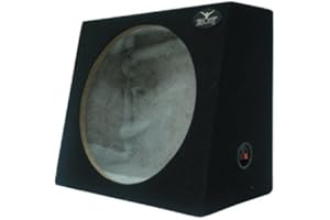 Absolute USA SAG15 Heavy Duty Sealed Back-Angle Single 15-Inch Subwoofer Enclosure Box