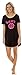 Rampage Womens Cotton Raglan Sleeve Flirty Sports Fan Nightshirt