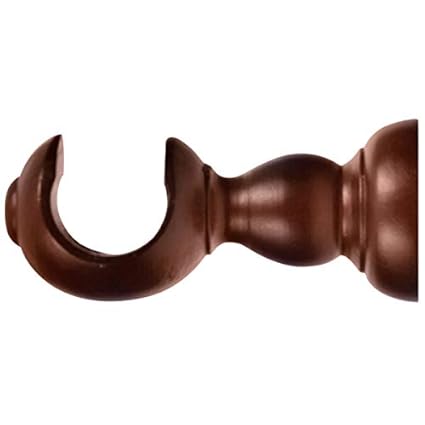 Renaissance Standard 28mm Wooden Curtain Pole Cup Brackets