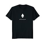 Mens Official Ethereum Logo T-Shirt XL Black