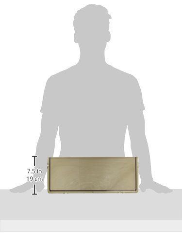 Deflecto 64302 One-pocket unbreakable docupocket wall file, legal, smoke, 17-1/2" x 3" x 6-1/2"