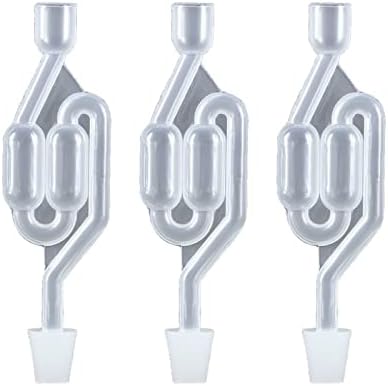 Brewcraft S-Shape Airlock With Stopper - Set Of 3 Bubble Airlocks