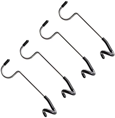 LATRAT 4pcs Camping Lantern Hooks, Lantern Lamp Hanger Tent Pole Post Hook Hanging for Camping Fishing Supplies