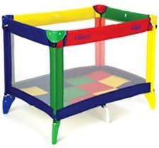 graco travel cot colourful