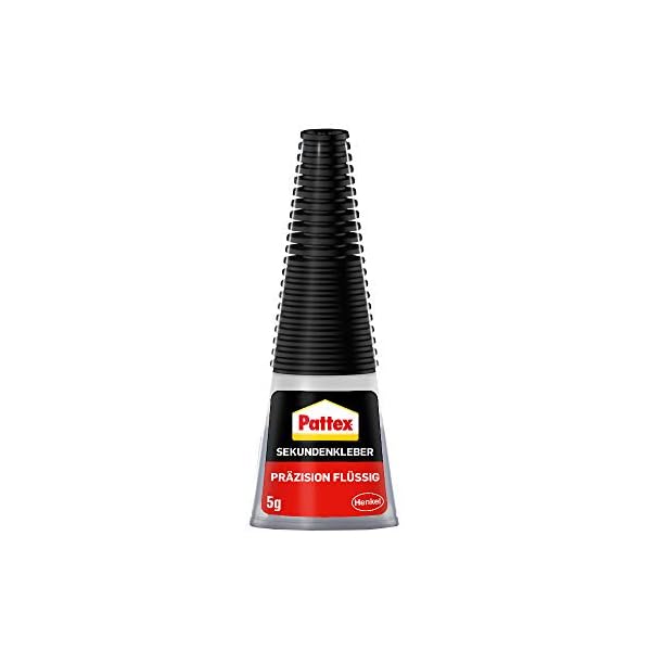 Pattex Sekundenkleber PrÃ¤zision, Superkleber fÃ¼r punktgenaues Kleben ohne Nachtropfen, schnelltrocknender, spÃ¼lmaschinenfester FlÃ¼ssigkleber, 1x 5 g Flasche – Bild 4